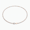 Silvme rhodium-plated chain in solid 925 sterling silver, approx. 4.11 g, sterling clasp and findings