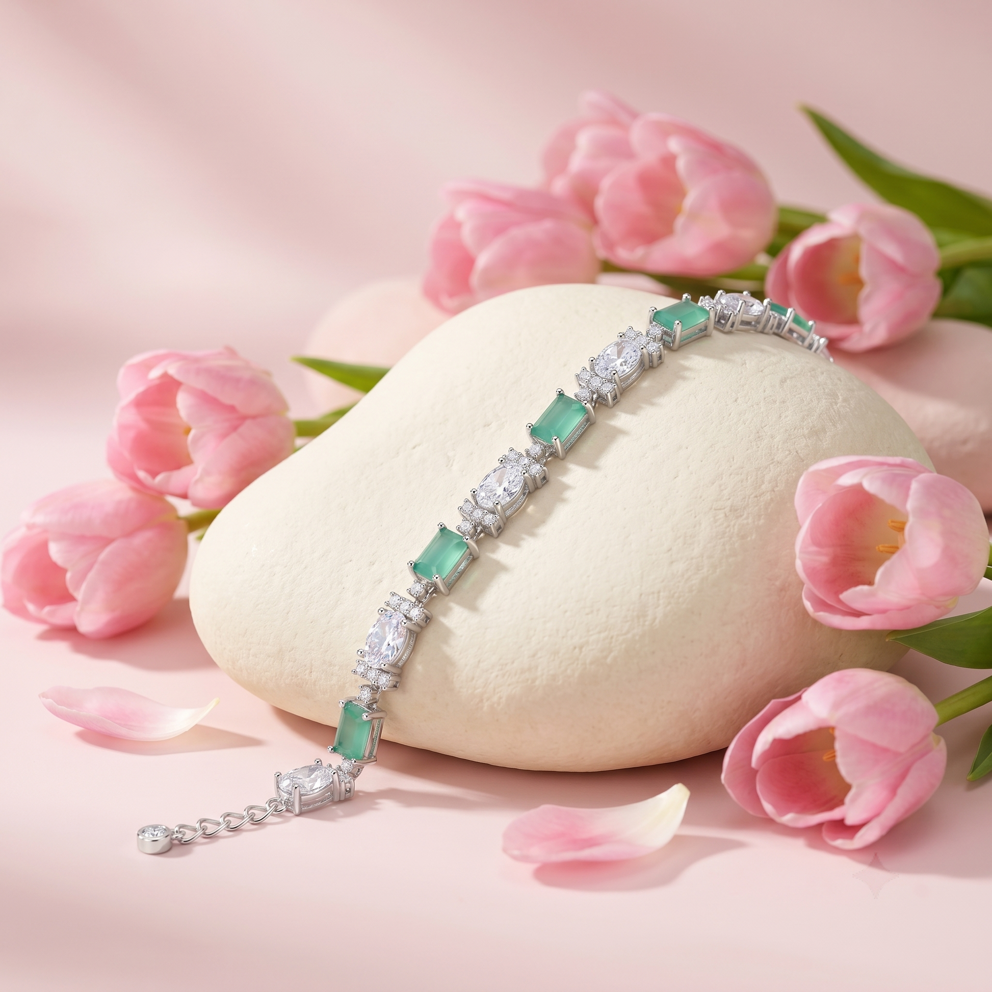 Coin Charm design detail on the Silvme Coin Charm Bracelet, crafted in polished 925 silver