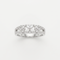 Silvme Pure 925 Sterling Silver Diamond Facet Sparkle Band Ring | Silvme Pure 925 Silver
