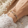 925 sterling silver Horseshoe Bracelet by Silvme, an elegant accessory for her, minimal modern styling