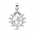 Silvme Festive Pendant Necklace Diwali Gift, crafted in 925 sterling silver for women, timeless everyday elegance