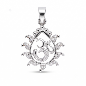 Silvme Festive Pendant Necklace Diwali Gift, crafted in 925 sterling silver for women, timeless everyday elegance