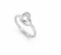 925 sterling silver Promise Ring Women Engagement by Silvme, an elegant accessory for her, minimal modern styling