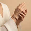 925 sterling silver Diamond Cut Bracelet by Silvme, well suited as a birthday gift for women
