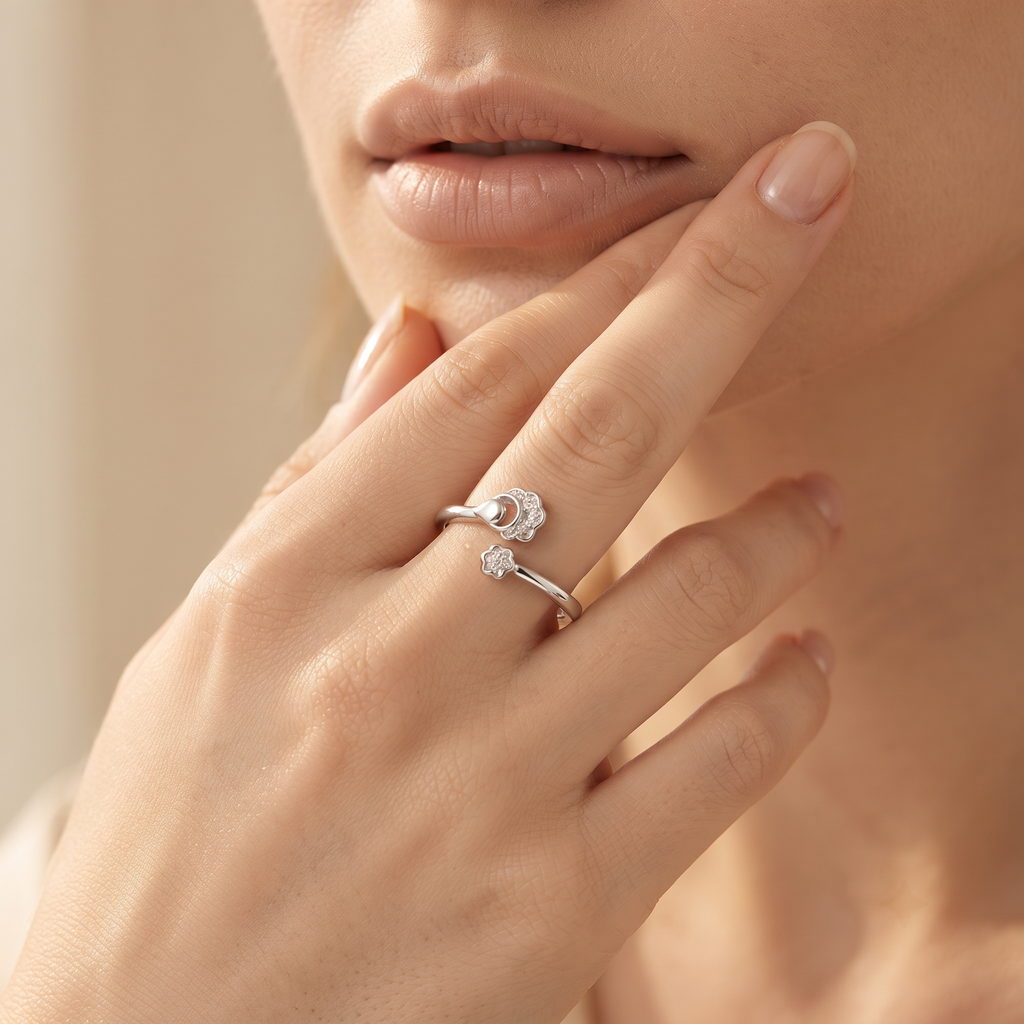 Silvme Classic Ring Birthday Gift featuring hallmarked 925 purity, 925 sterling silver jewellery