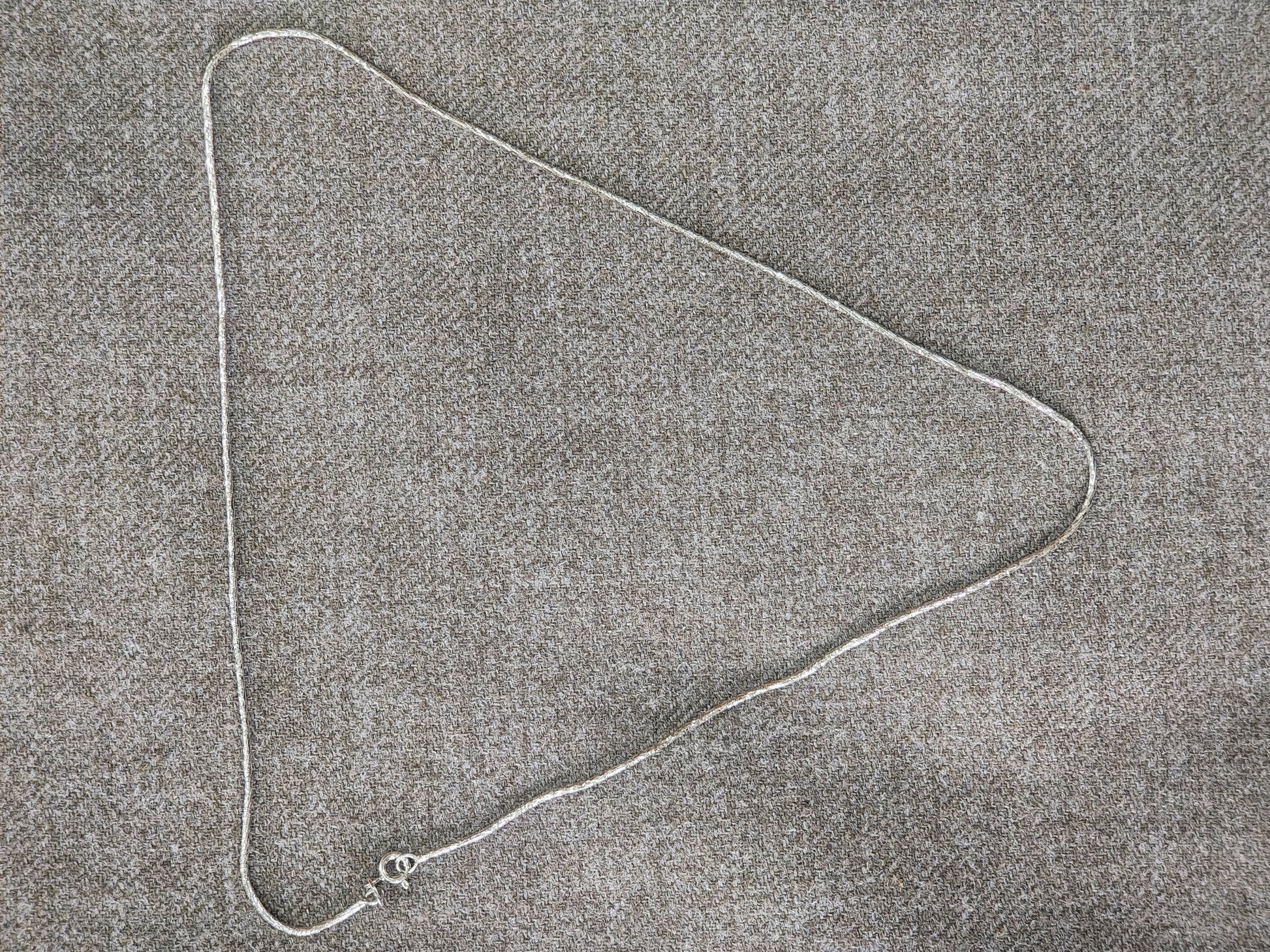 925 silver rhodium-plated chain for women and men from Silvme, around 5.05 g on the scale