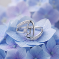 Silvme Celtic Love Knot 925 sterling silver ring for women — close-up detail