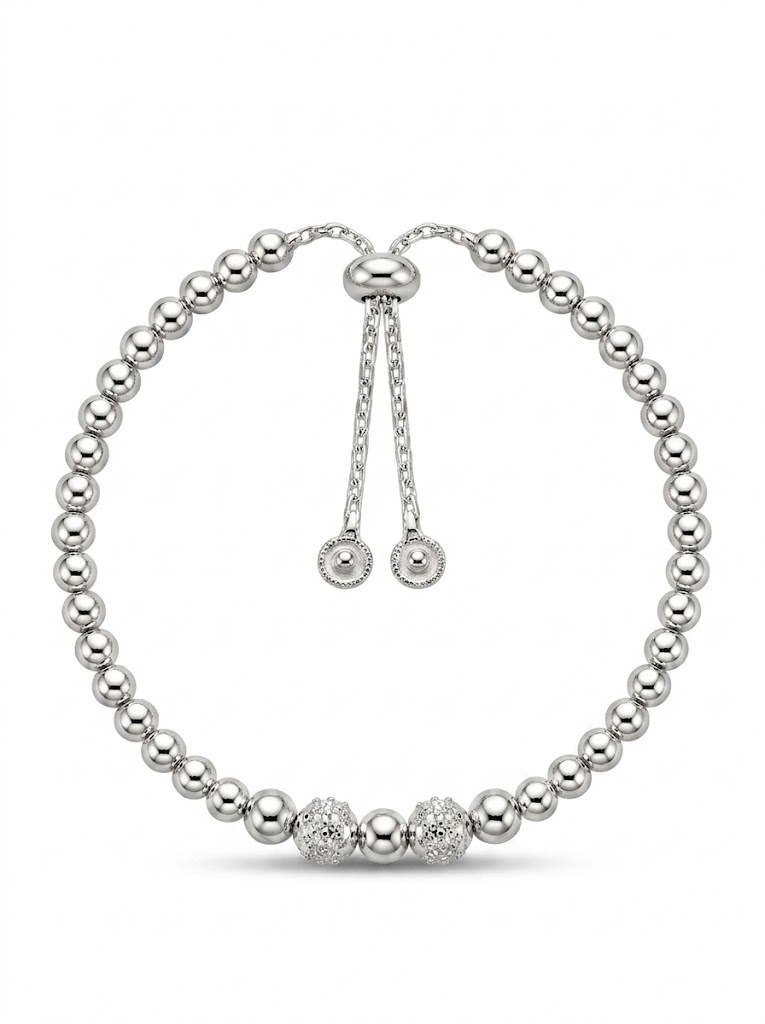 Silvme Heart Bracelet in 925 sterling silver, jewellery for women, premium silver jewellery