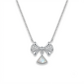 Silvme Infinity Pendant Necklace, crafted in 925 sterling silver for women, minimal modern styling