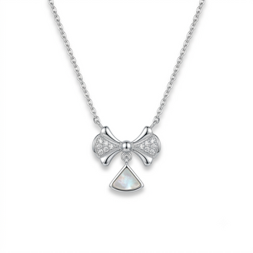 Silvme Infinity Pendant Necklace, crafted in 925 sterling silver for women, minimal modern styling