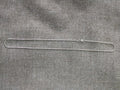 925 sterling silver rhodium-plated chain by Silvme, weighing about 5.05 g, clasp included