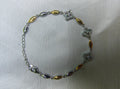 Silvme 925 silver box chain bracelet studio white