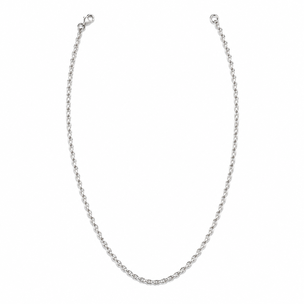Silvme chain in solid 925 sterling silver, approx. 3.28 g, sterling clasp and findings
