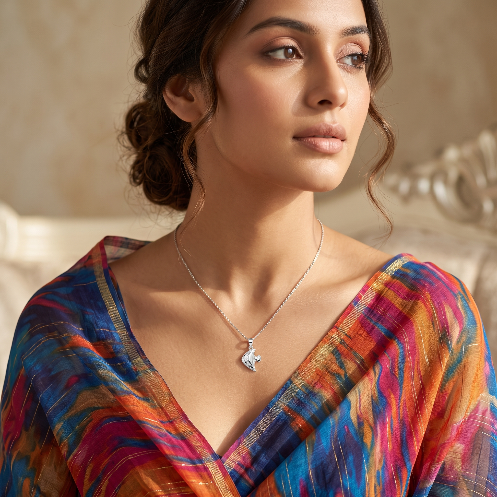 Gift-ready Silvme Journey Pendant Necklace Travel Gift, a 925 sterling silver for her for women