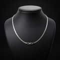 925 silver chain for women and men from Silvme, around 4.6 g on the scale, sterling silver throughout