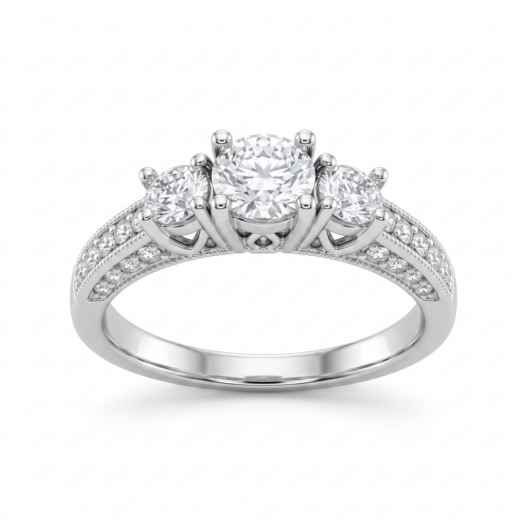 Silvme Textured Band Ring showcasing its textured band design in 925 sterling silver, premium silver jewellery