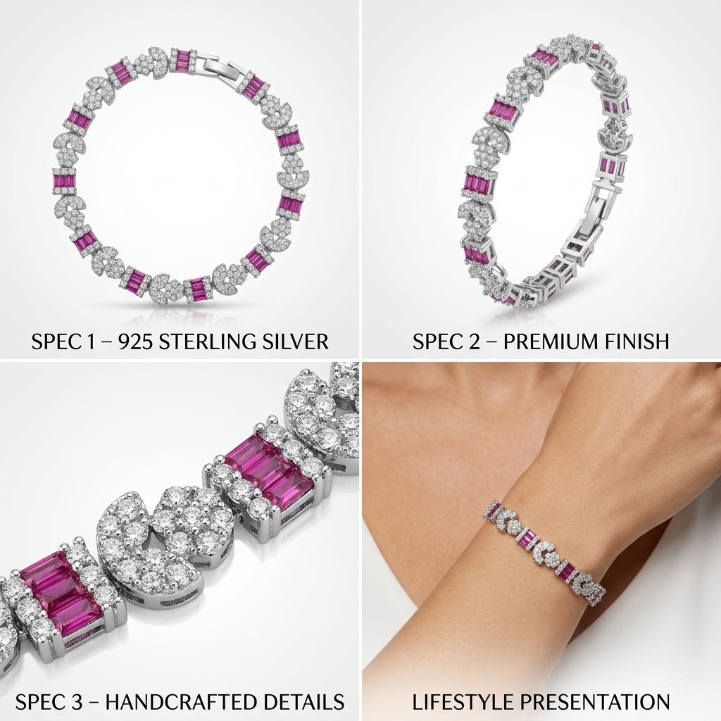 Silvme Twisted Rope Bracelet in 925 sterling silver, a thoughtful jewellery gift for women