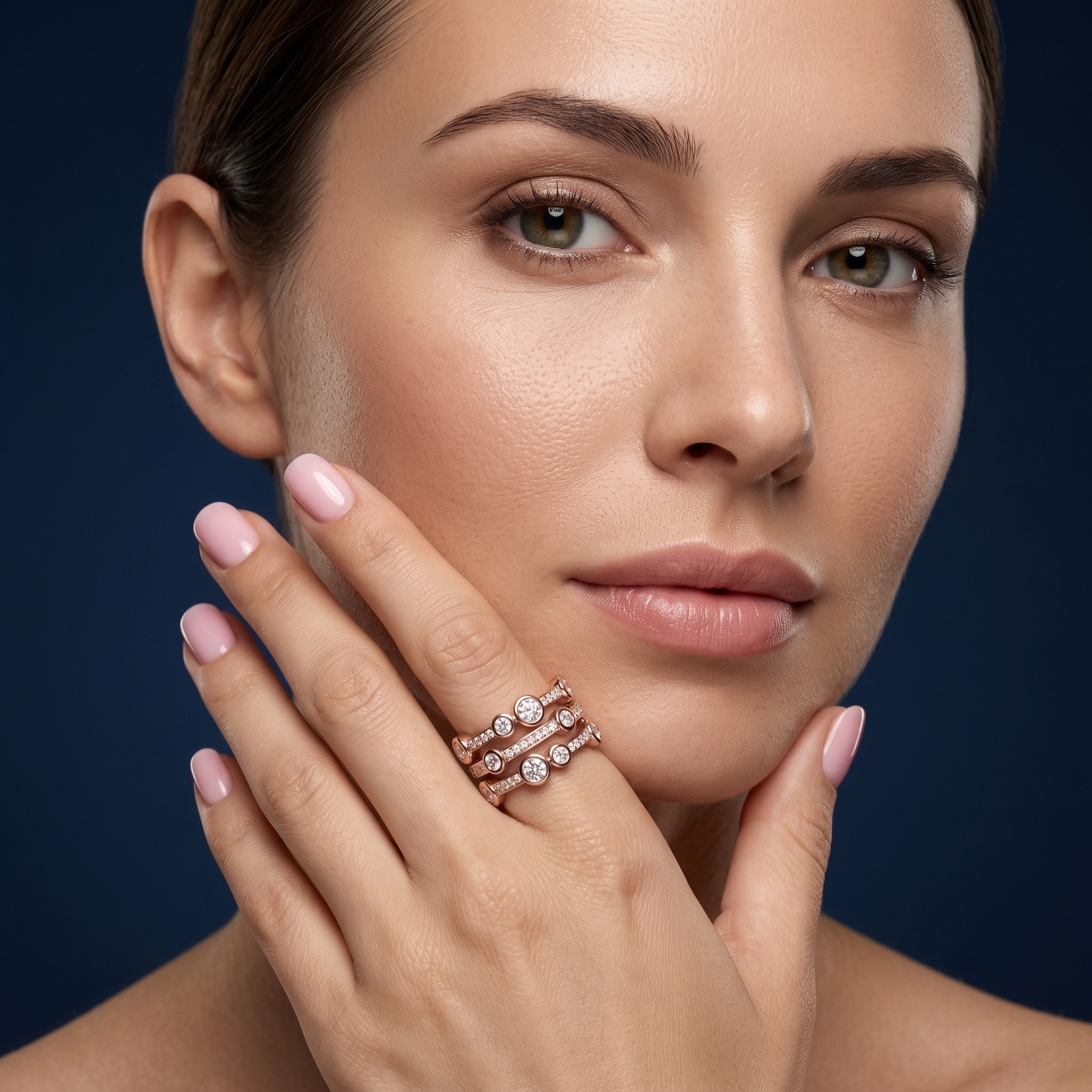 Smooth polished silver surface of the Silvme Vintage Style Ring, premium 925 sterling silver