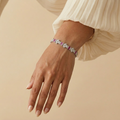 Silvme Twisted Rope Bracelet in 925 silver – Classic Rope Weave Silver Bracelet for women, refined silver accessory