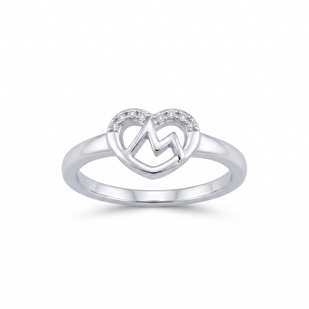 Silvme Stackable Fashion Ring, crafted in 925 sterling silver for women, premium silver jewellery