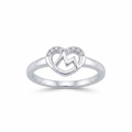 Silvme Stackable Fashion Ring, crafted in 925 sterling silver for women, premium silver jewellery