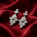 Baguette Stone-Set Chandelier Statement Earrings, additional product view 6