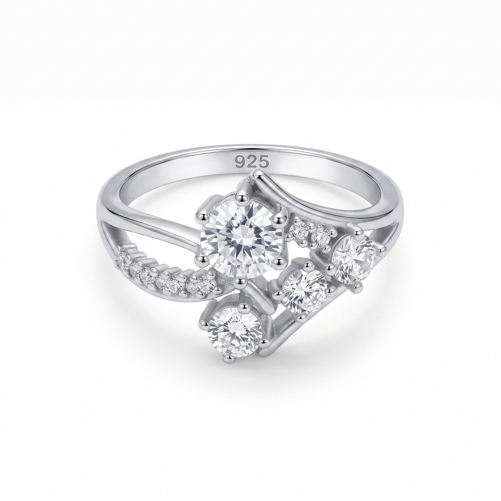 Silvme Butterfly Ring, crafted in 925 sterling silver for women, luxury silver design, timeless everyday elegance
