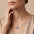 Silvme Geometric Pendant Necklace Professional Style in 925 silver, a lovely choice as an anniversary gift