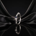 Silvme New Year Gift 925 sterling silver ring for women — studio detail shot