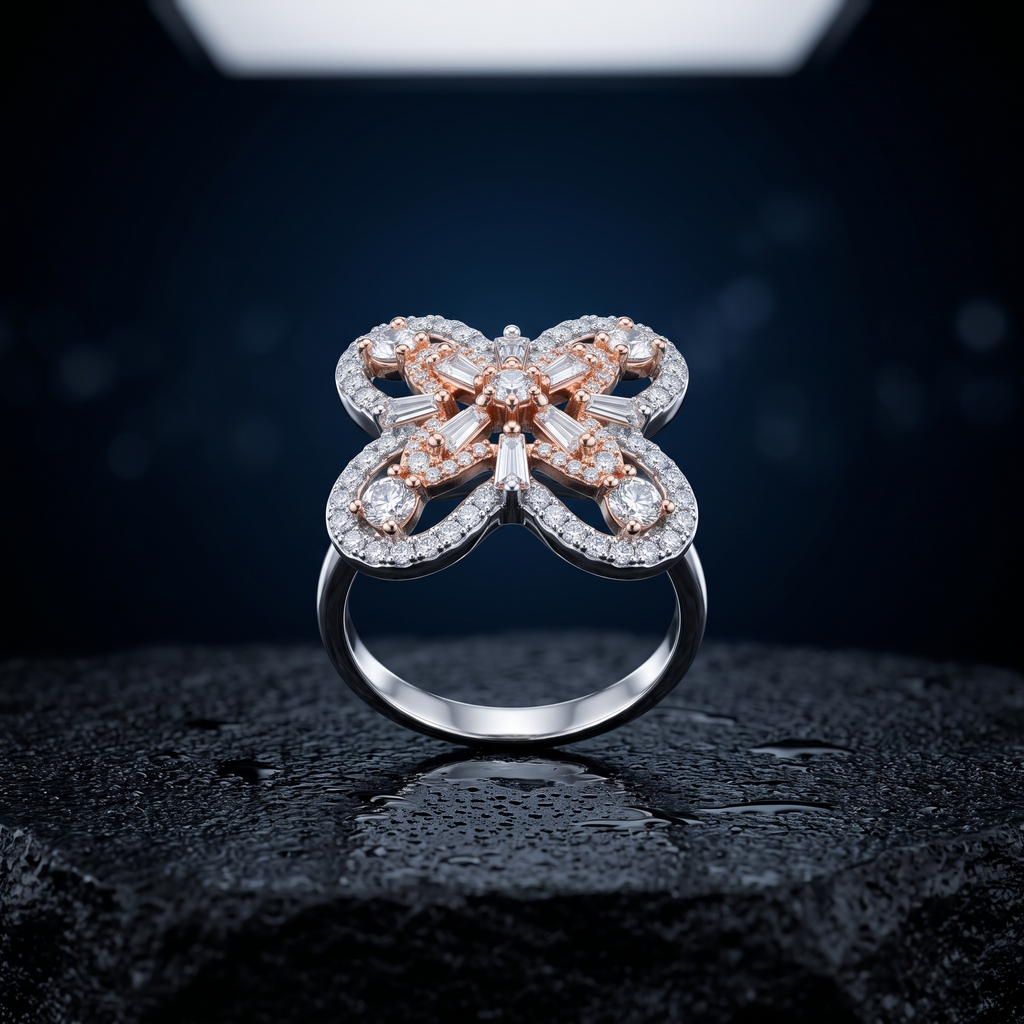 Detailed infinity symbol styling on the Silvme Infinity Symbol Ring in polished 925 sterling silver