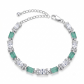 Silvme Coin Charm Bracelet in 925 sterling silver, jewellery for women, minimal modern styling