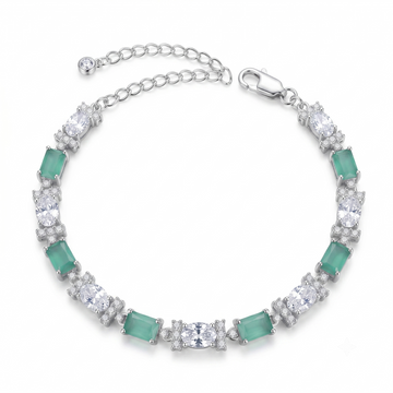 Silvme Coin Charm Bracelet in 925 sterling silver, jewellery for women, minimal modern styling