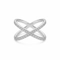 Silvme Coin-Inspired Ring in 925 sterling silver, jewellery for women, refined silver accessory
