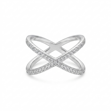 Silvme Coin-Inspired 925 sterling silver ring for women — front view on white background