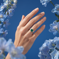 Silvme Slim Minimal 925 sterling silver ring for women — top view