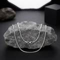 Silvme sterling silver box link chain, 8.7 g, solid silver, not plated, sterling silver throughout