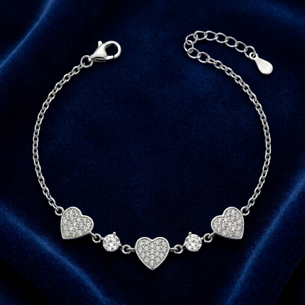 Wave Pattern design detail on the Silvme Wave Pattern Bracelet, crafted in polished 925 sterling silver
