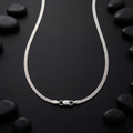 925 sterling silver chain by Silvme, weighing about 4.6 g, clasp included, sterling silver throughout