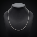 Silvme 925 sterling silver chain for women and men, approx. 3.28 g, sterling silver throughout