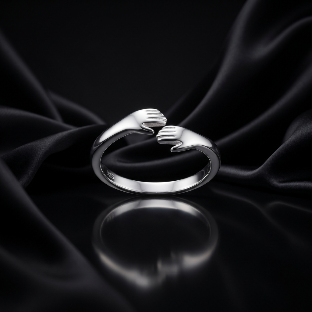 Hallmarked 925 purity on the Silvme Ring Graduation Achievement in 925 sterling silver, refined silver accessory