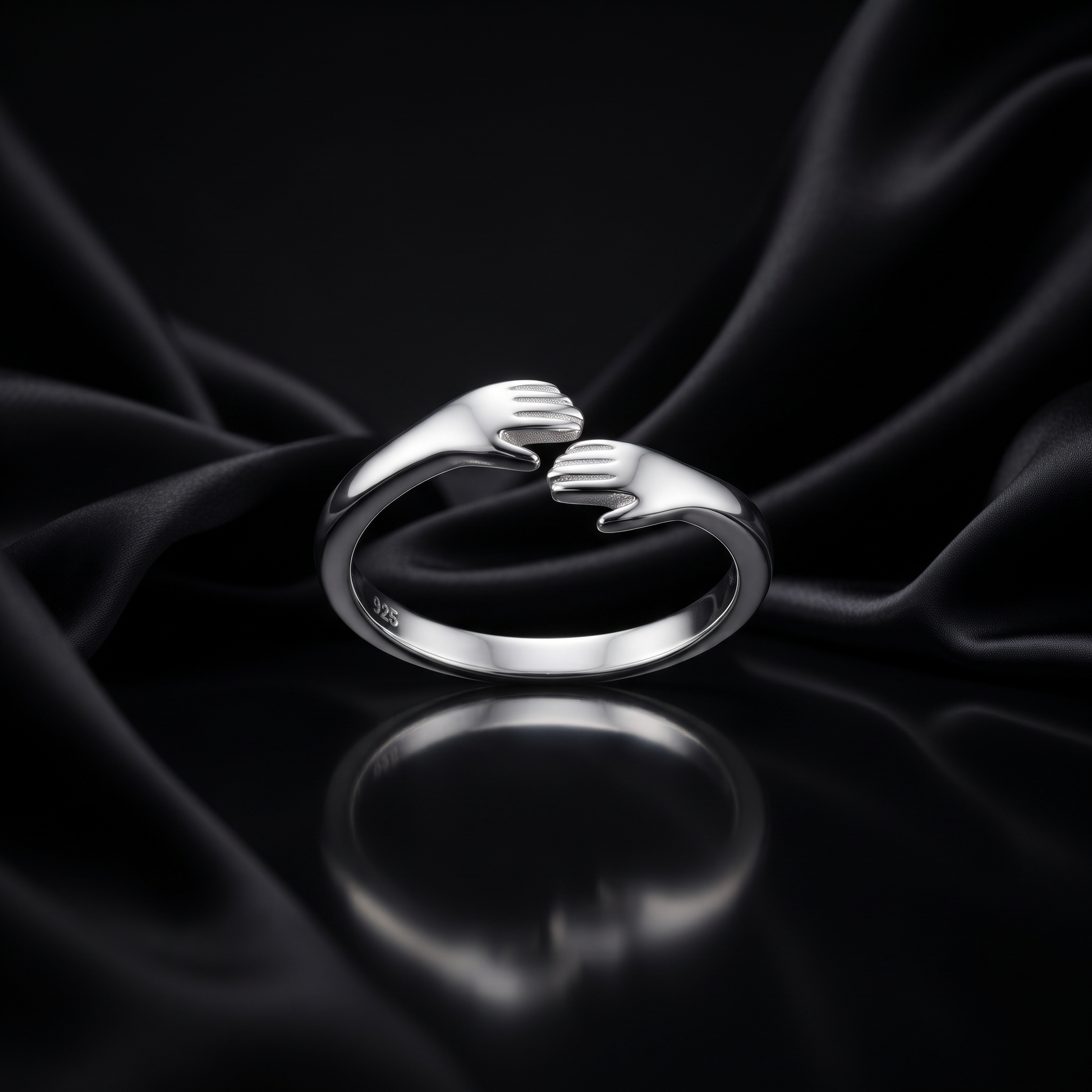 Silvme Graduation Gift 925 sterling silver ring for women — side profile