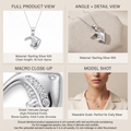 Silvme Family Tree Pendant Necklace Meaningful Gift in 925 sterling silver, a fine pick as an anniversary gift