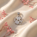 Pendant Necklace design detail on the Silvme Pendant Necklace Love Gift, crafted in polished 925 silver