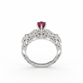Silvme Heart Design Ring, crafted in 925 sterling silver for women, premium silver jewellery