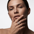 Silvme Rope-Twist 925 sterling silver ring for women — top view