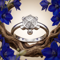 925 silver clover shell turtle ring for women - gift for her on a birthday, anniversary or graduation