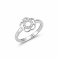925 sterling silver Heart Ring Valentine Gift by Silvme, an elegant accessory for her, minimal modern styling
