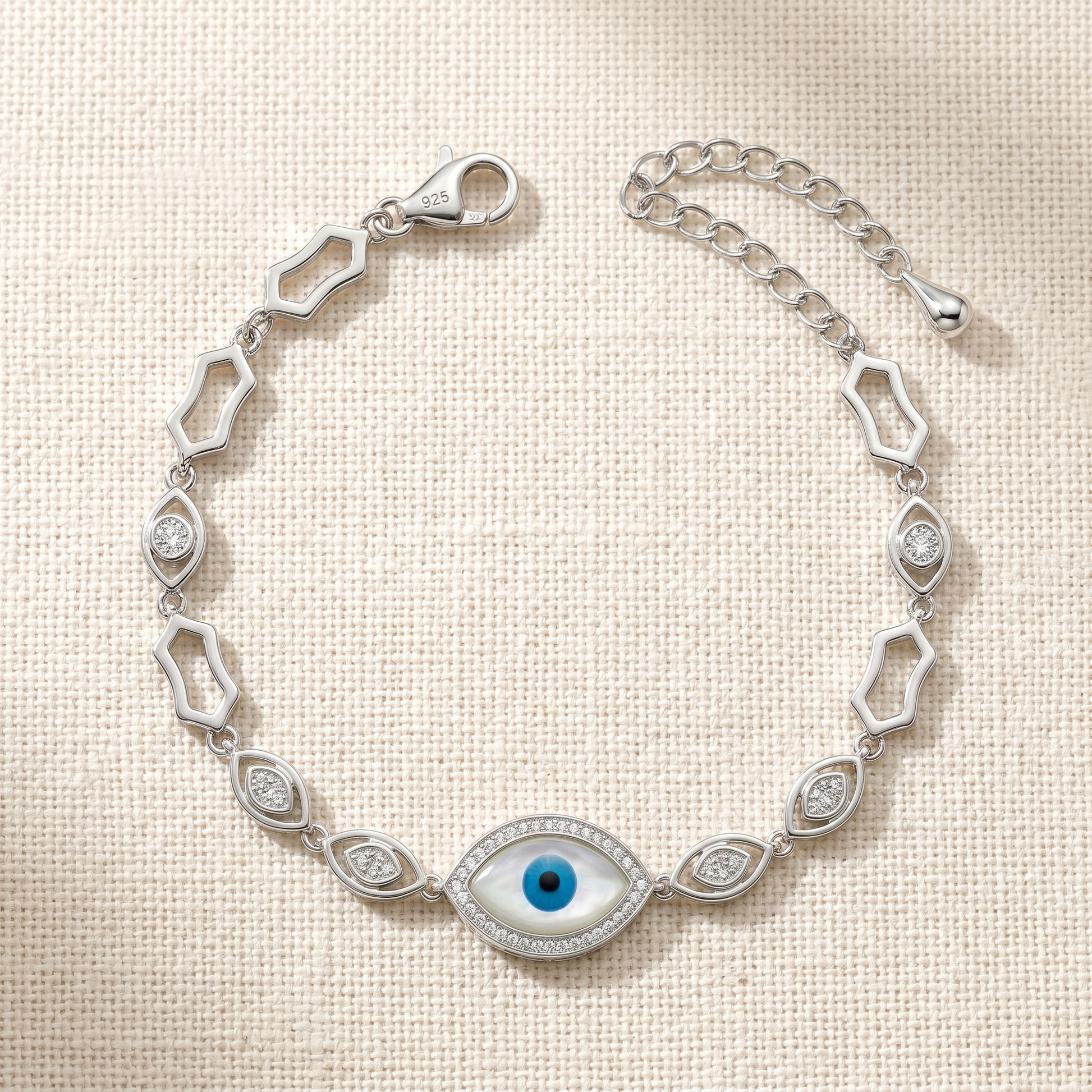 Glamorous Multi-Shape CZ Stone Bracelet – the Silvme Fantasy CZ Bracelet in 925 sterling silver