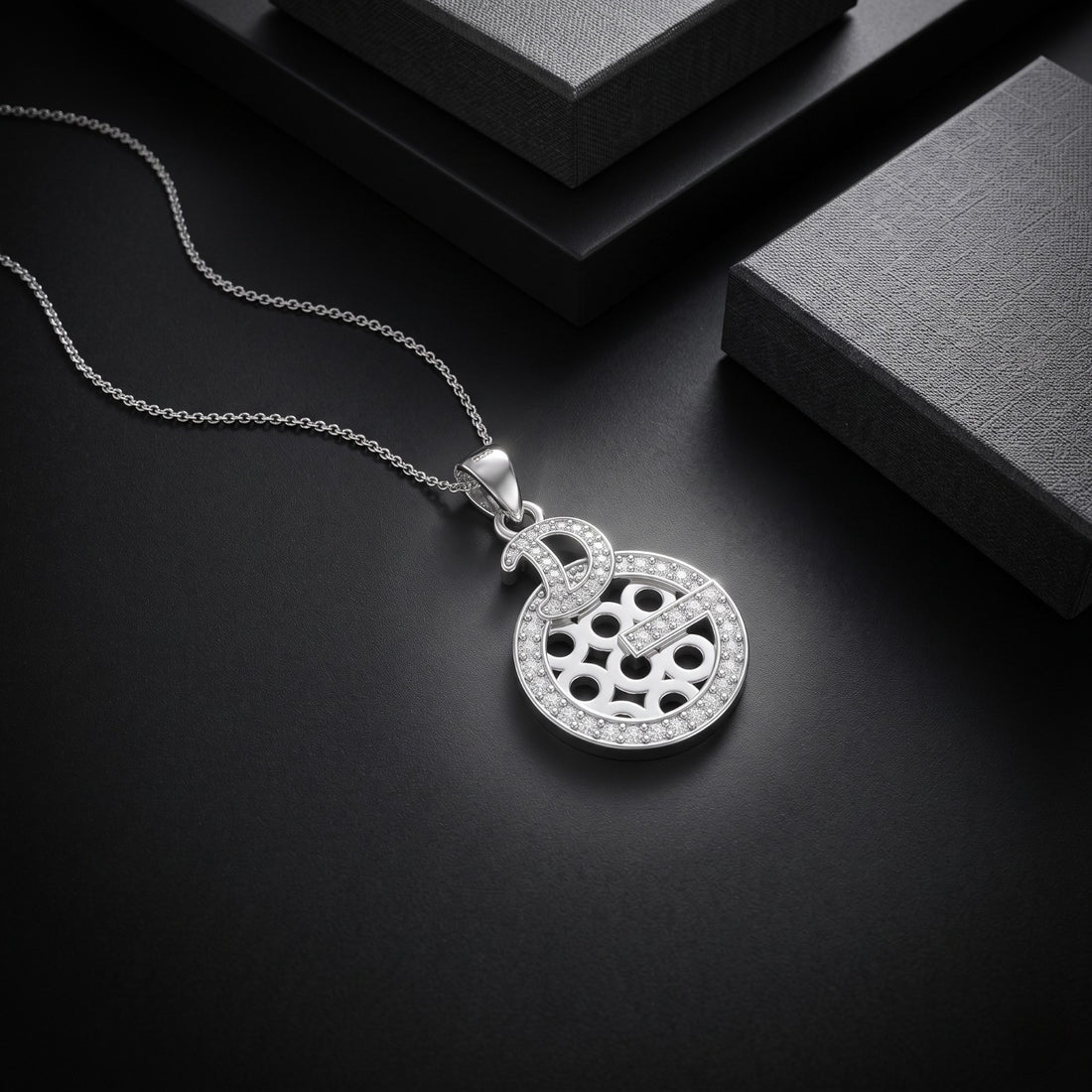 Silvme Spiritual Pendant Necklace Blessed Gift in 925 sterling silver, jewellery for women