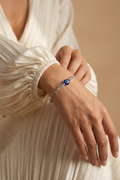 Silvme Moon Star Bracelet in 925 sterling silver – Celestial Charm Bracelet, luxury silver design